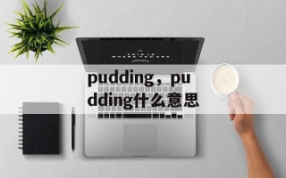 pudding，pudding什么意思