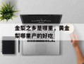 金梨之乡是哪里，黄金梨哪里产的好吃