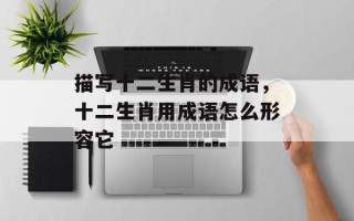 描写十二生肖的成语，十二生肖用成语怎么形容它