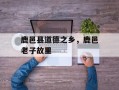 鹿邑县道德之乡，鹿邑老子故里
