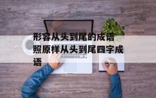 形容从头到尾的成语 照原样从头到尾四字成语