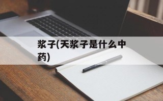 浆子(天浆子是什么中药)