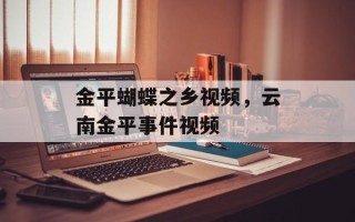 金平蝴蝶之乡视频，云南金平事件视频