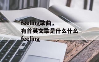 feeling歌曲，有首英文歌是什么什么feeling