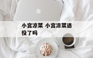 小宫凉菜 小宫凉菜退役了吗
