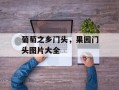 葡萄之乡门头，果园门头图片大全