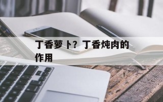 丁香萝卜？丁香炖肉的作用