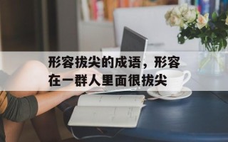 形容拔尖的成语，形容在一群人里面很拔尖