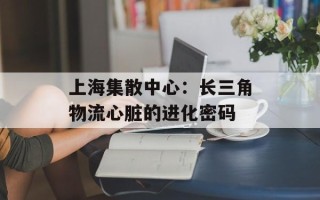 上海集散中心：长三角物流心脏的进化密码
