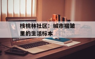 核桃林社区：城市褶皱里的生活标本