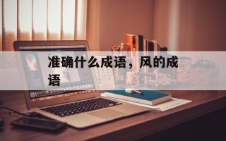 准确什么成语，风的成语