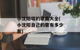 小沈阳唱的歌曲大全(小沈阳自己的歌有多少首)