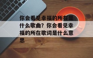 你会看见幸福的所在是什么歌曲？你会看见幸福的所在歌词是什么意思