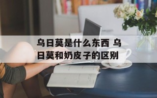 乌日莫是什么东西 乌日莫和奶皮子的区别