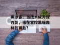 黑冰客：当技术成为双刃剑，谁在掌控黑暗森林的钥匙？