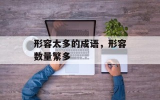 形容太多的成语，形容数量繁多