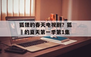 狐狸的春天电视剧？狐貍的夏天第一季第1集