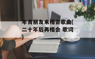 年青朋友来相会歌曲(二十年后再相会 歌词)