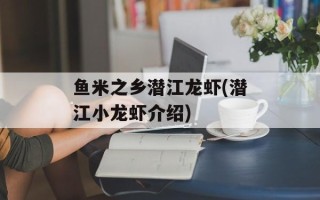 鱼米之乡潜江龙虾(潜江小龙虾介绍)