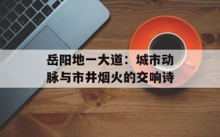 岳阳地一大道：城市动脉与市井烟火的交响诗