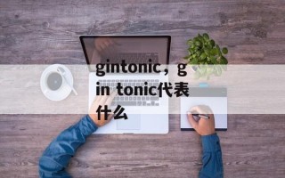 gintonic，gin tonic代表什么