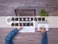 赤峰玉龙之乡在哪里，赤峰玉龙图片