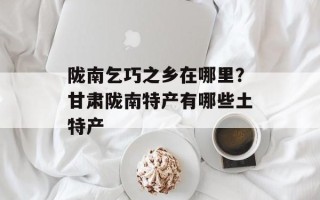 陇南乞巧之乡在哪里？甘肃陇南特产有哪些土特产