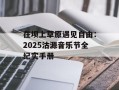 在坝上草原遇见自由：2025沽源音乐节全纪实手册