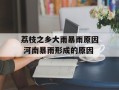 荔枝之乡大雨暴雨原因 河南暴雨形成的原因