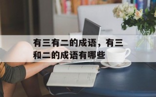 有三有二的成语，有三和二的成语有哪些