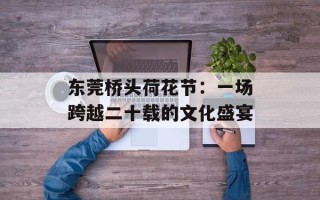 东莞桥头荷花节：一场跨越二十载的文化盛宴