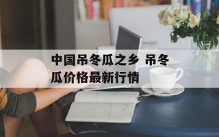 中国吊冬瓜之乡 吊冬瓜价格最新行情