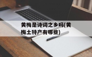 黄梅是诗词之乡吗(黄梅土特产有哪些)