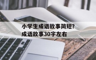 小学生成语故事简短？成语故事30字左右