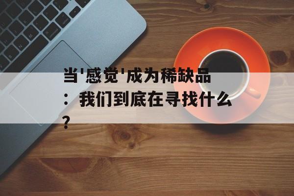 当'感觉'成为稀缺品:我们到底在寻找什么?-第1张图片- 当'感觉'成为稀缺品:我们到底在寻找什么?-第1张图片-